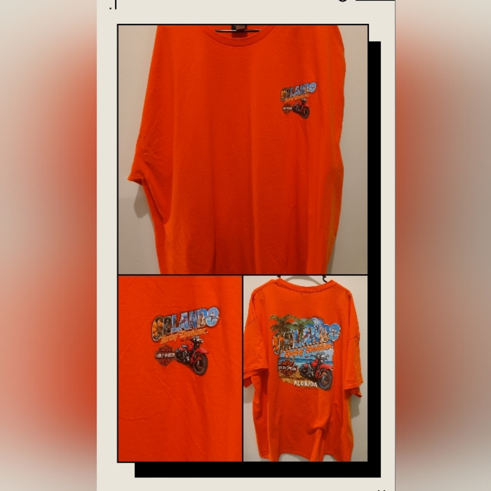 NEW Orlando FL. Harley Davidson 3XL. T-Shirt